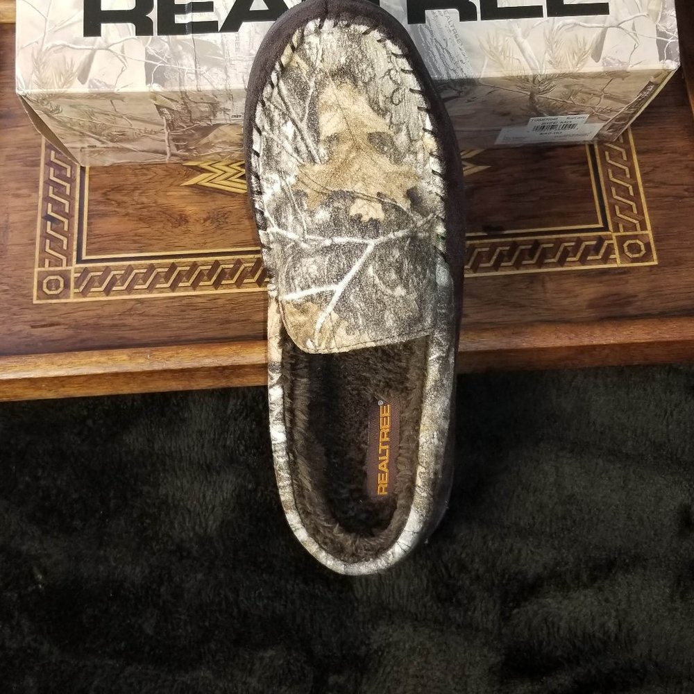 RealTree Mens Camo Slippers